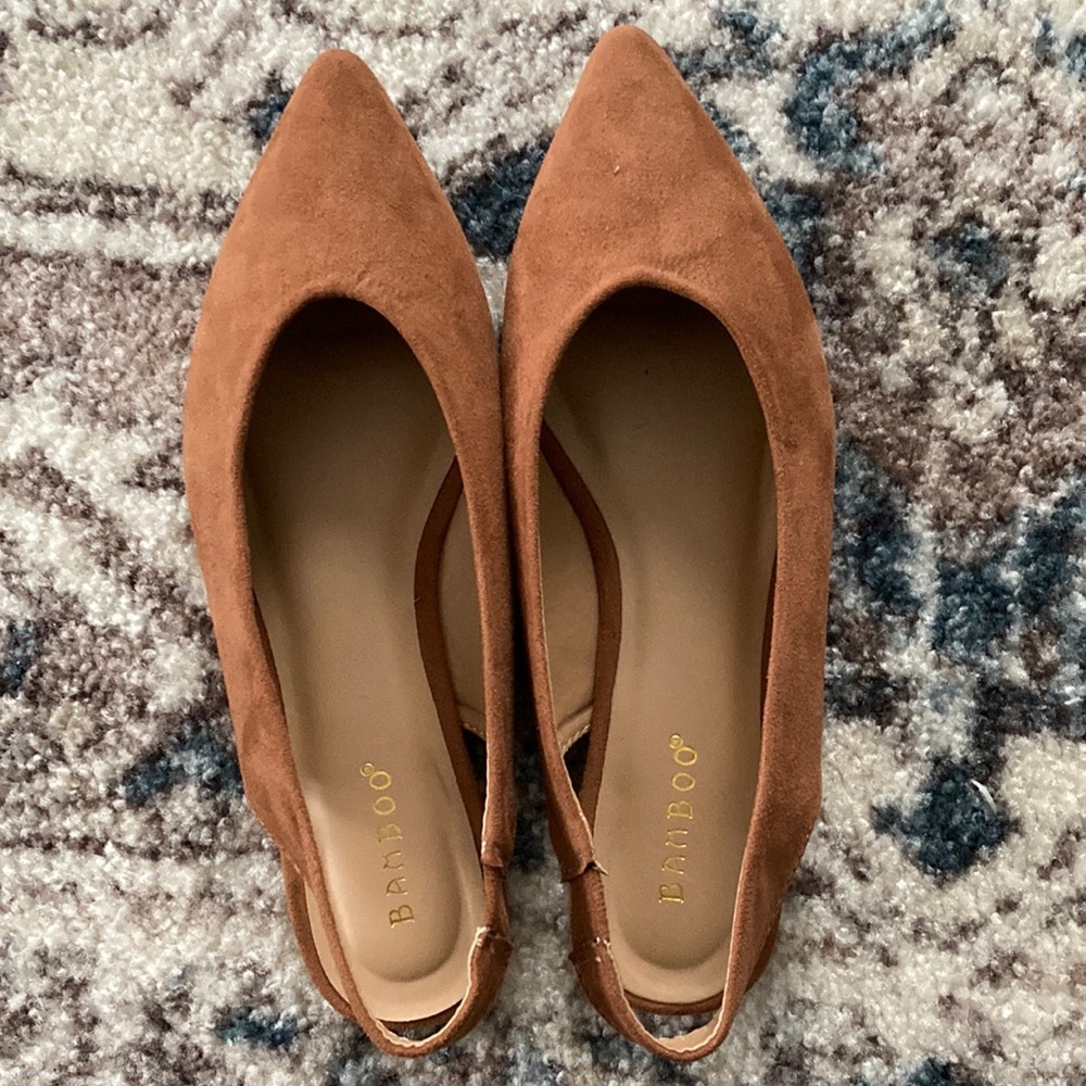 Bamboo suede shoes